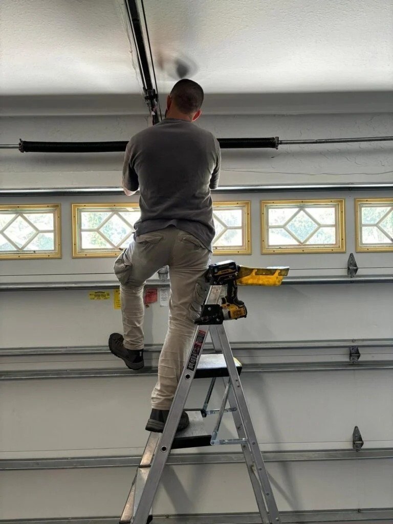 Garage door repair in Bethesda, MD by Rock of Hampden