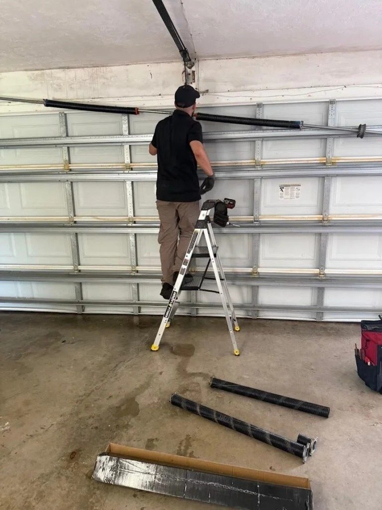 Garage Door Panel Replacement work on a garage door