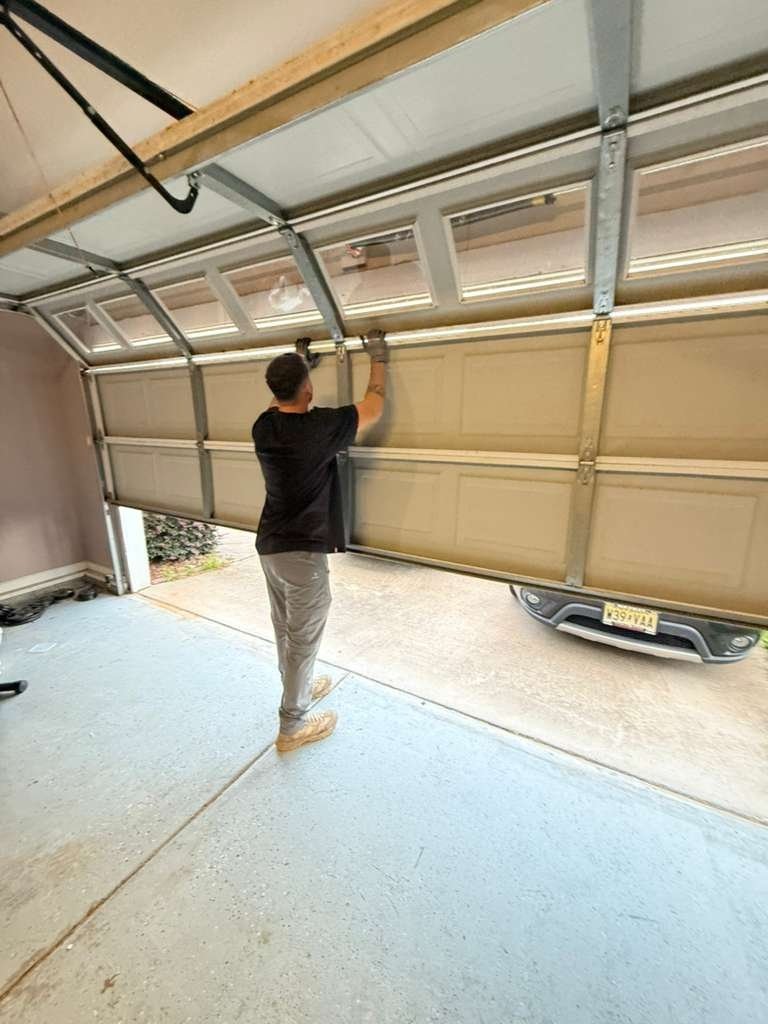 Garage door work by Rock of Hampden in Bethesda