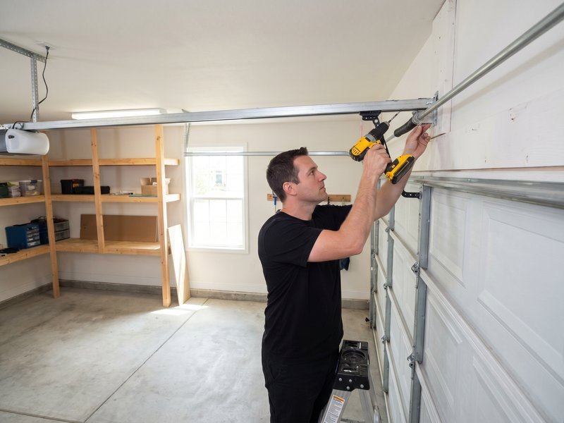 Garage door repair in Rockville, MD by Rock of Hampden