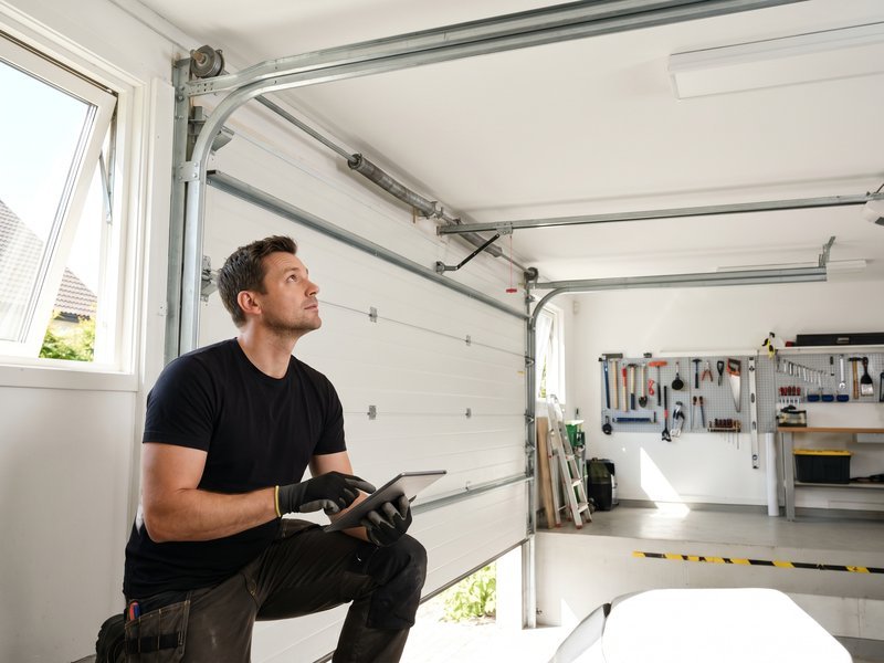 Garage door repair in Chevy Chase, MD by Rock of Hampden